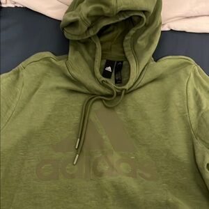 Adidas Women’s Green Hoodie Sweater